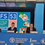 في كلمته إلى الدورة الـ 53 للجنة الأمن الغذائي العالمي (CFS) بروما:   الوزير السقطري يؤكد التزام بلادنا العمل مع المجتمع الدولي للانتقال من الدعم الإنساني إلى الشراكة الاستراتيجية.