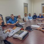 الوكيل عبدالملك يعقد اجتماع مع مدراء وموظفي قطاع الإنتاج الزراعي